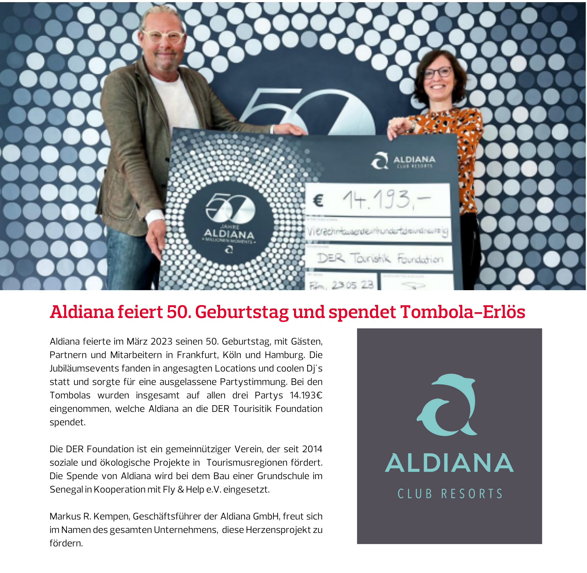 Aldiana_Spendenaktion